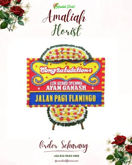 Sewa Papan Bunga Mutar Alam